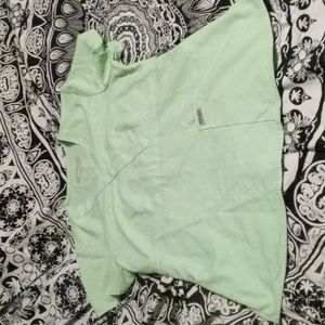 Grey's Anatomy lime green scrub top M